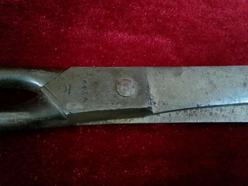 Rare Antique British WW2 1943 Sheffield Taylor's Scissor - Clearly Marked Sheffield Taylor