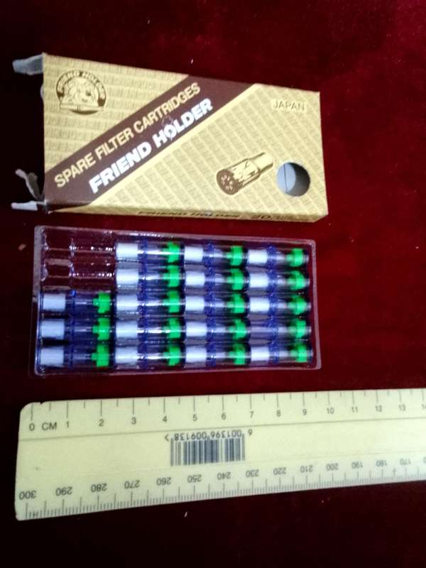 Pack of 18 Spare Filters Catridges For A Friend Holder Cigarette - Japan