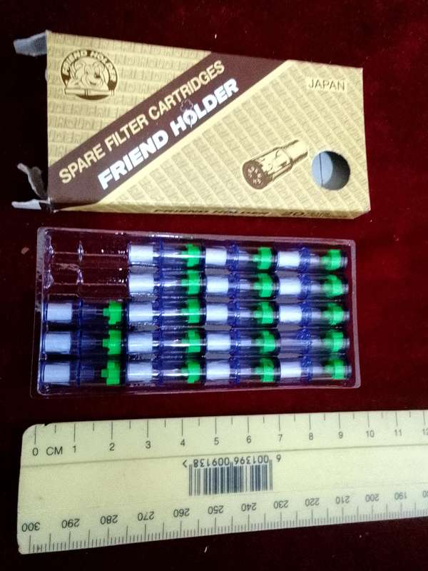 Pack of 18 Spare Filters Catridges For A Friend Holder Cigarette - Japan