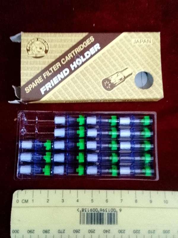 Pack of 18 Spare Filters Catridges For A Friend Holder Cigarette - Japan