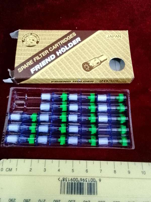 Pack of 18 Spare Filters Catridges For A Friend Holder Cigarette - Japan