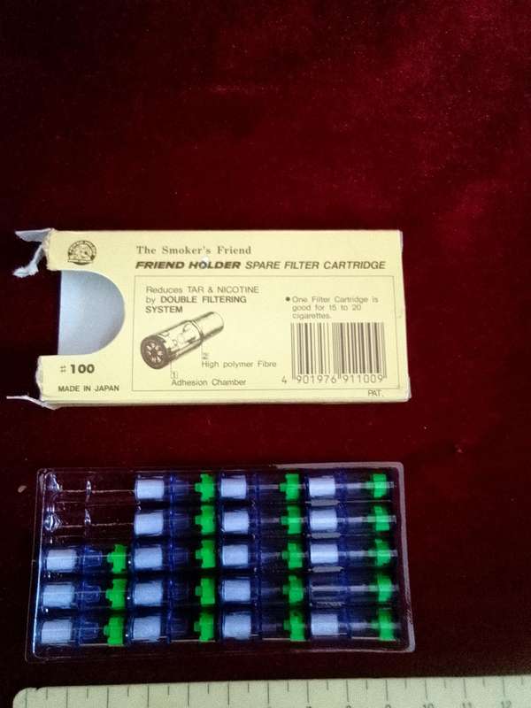 Pack of 18 Spare Filters Catridges For A Friend Holder Cigarette - Japan