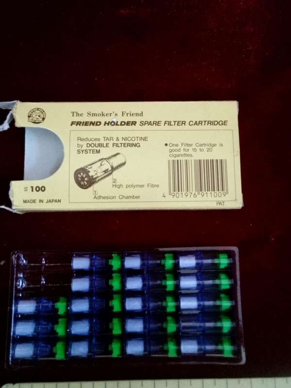 Pack of 18 Spare Filters Catridges For A Friend Holder Cigarette - Japan