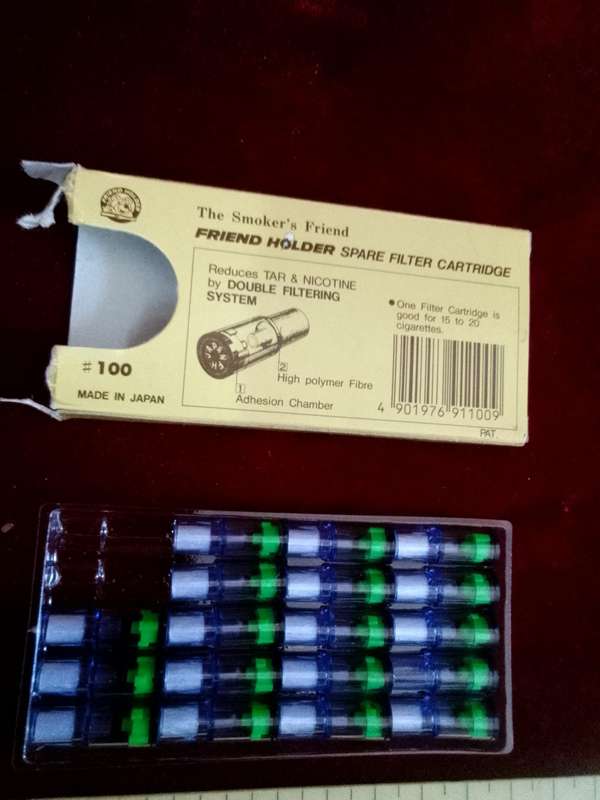Pack of 18 Spare Filters Catridges For A Friend Holder Cigarette - Japan