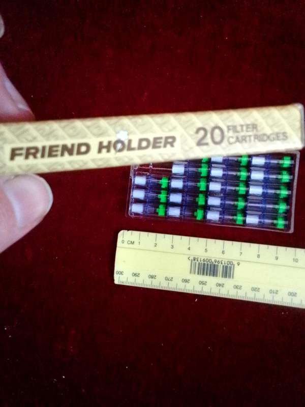 Pack of 18 Spare Filters Catridges For A Friend Holder Cigarette - Japan
