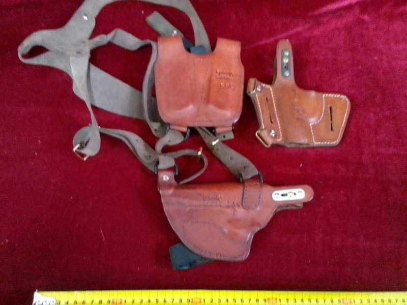 Stunning Leather Shado SA Gun Holsters And Ammo Pouch And Other Leather Gun Holster