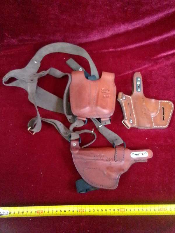 Stunning Leather Shado SA Gun Holsters And Ammo Pouch And Other Leather Gun Holster