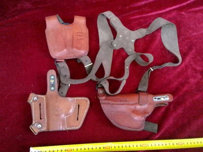 Stunning Leather Shado SA Gun Holsters And Ammo Pouch And Other Leather Gun Holster