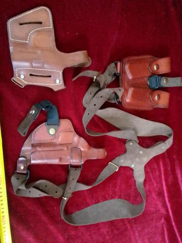 Stunning Leather Shado SA Gun Holsters And Ammo Pouch And Other Leather Gun Holster