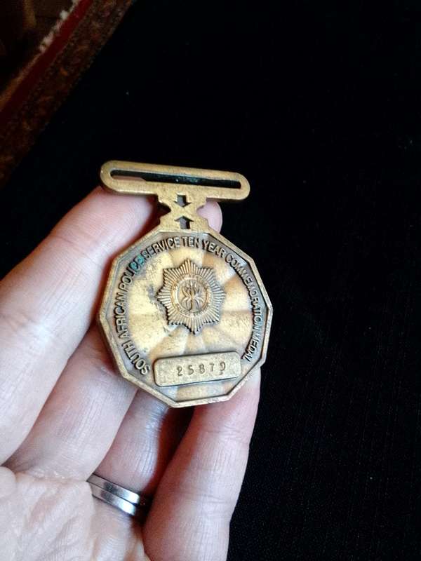 South African Police Service Ten Year Commemoration Medal