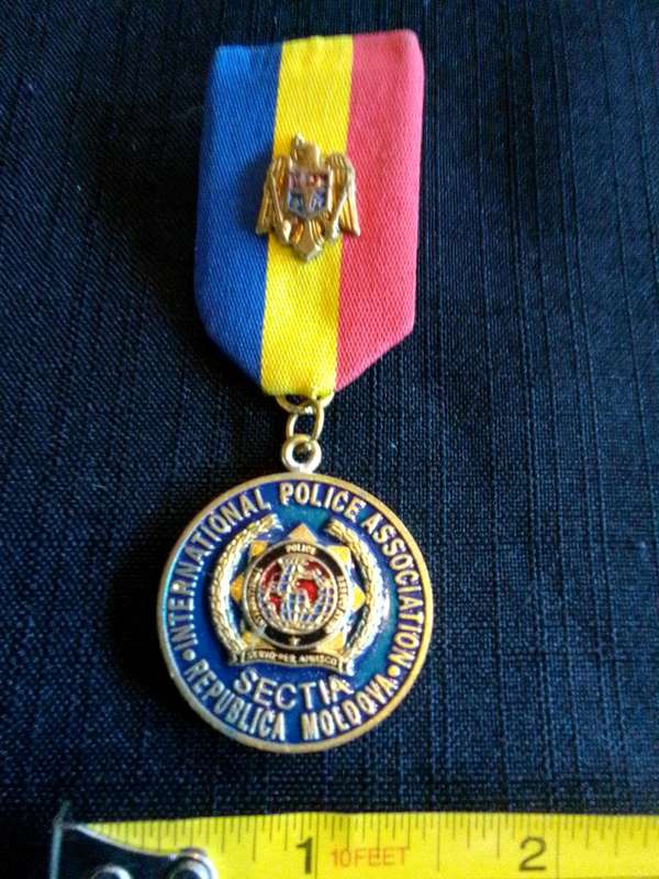 Republic of Moldova International Police Association Medal