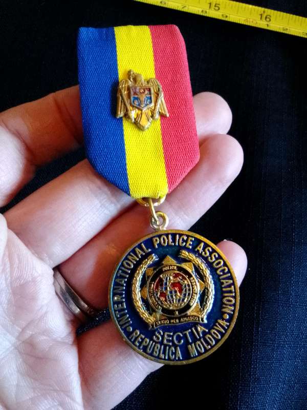 Republic of Moldova International Police Association Medal