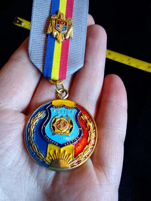 Moldova Section- International Police Association Medal - Good Condition