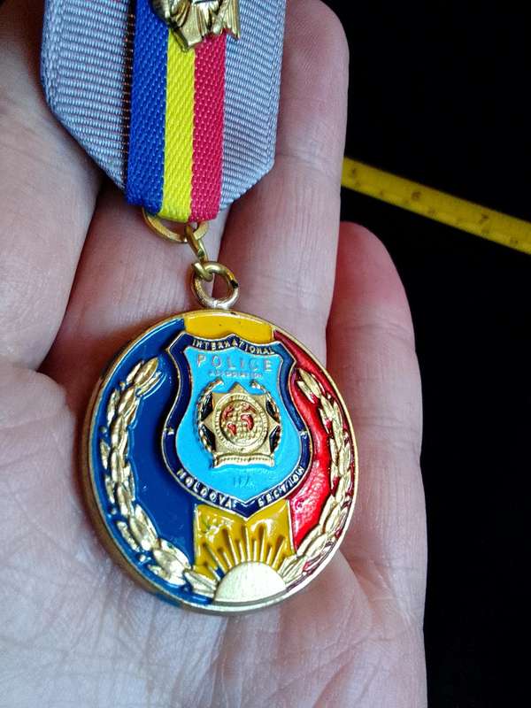 Moldova Section- International Police Association Medal - Good Condition