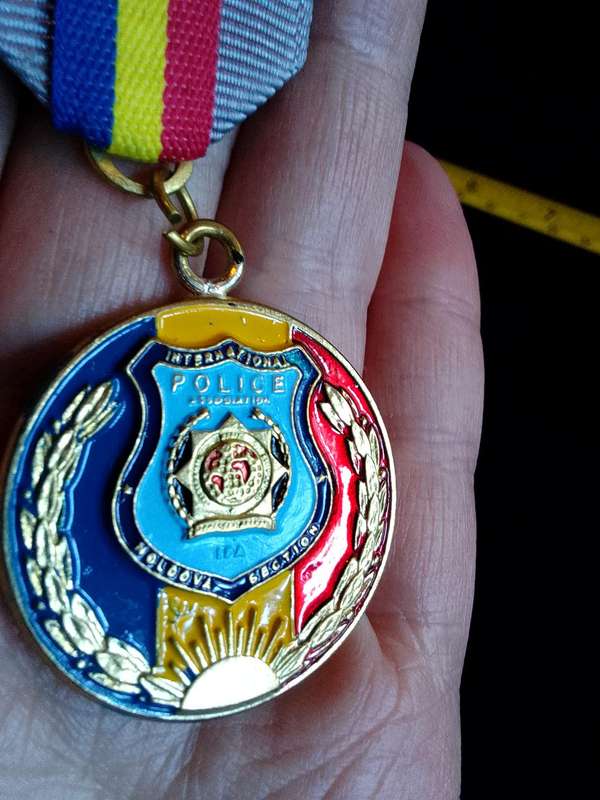 Moldova Section- International Police Association Medal - Good Condition