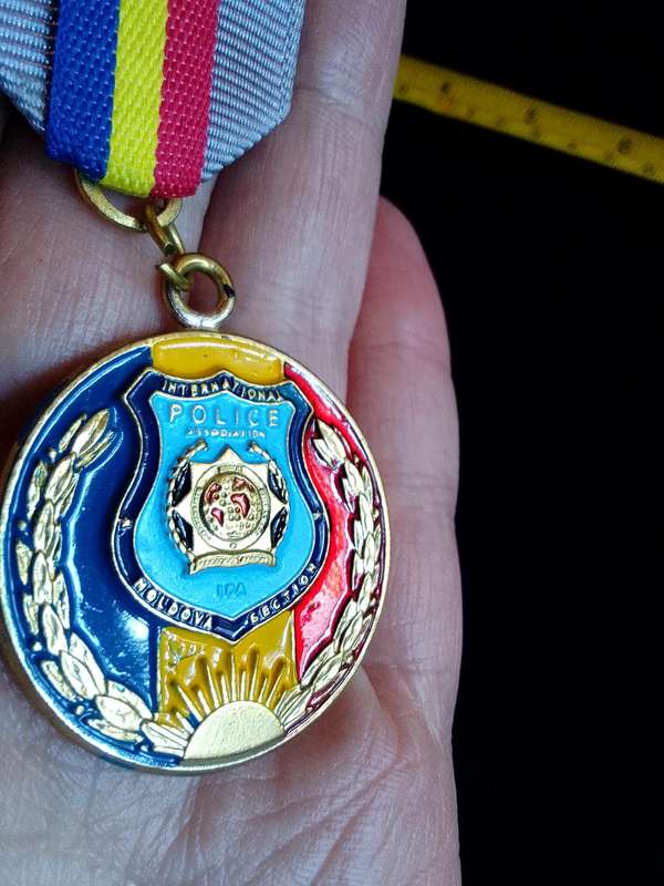 Moldova Section- International Police Association Medal - Good Condition