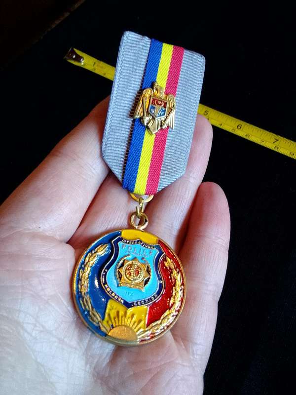 Moldova Section- International Police Association Medal - Good Condition