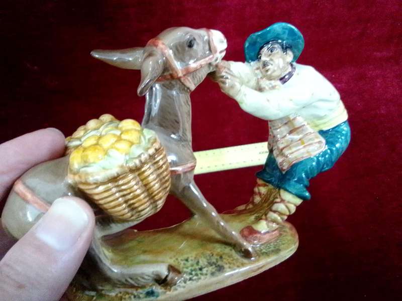 Beautiful Beswick England Pottery Figurine - Spaniard Pulling A Donkey - Number:1223 -Good Condition