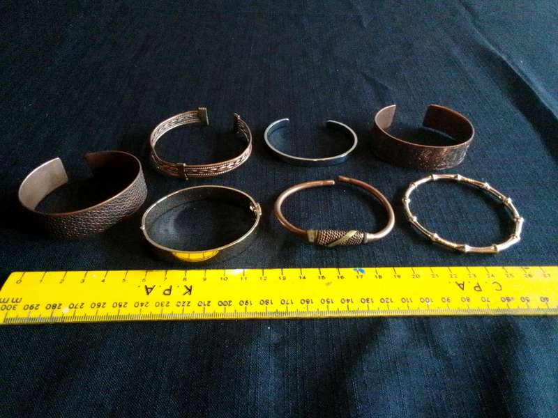 Beautiful Collection Of Seven Engraved Bangles - Excellent Condition