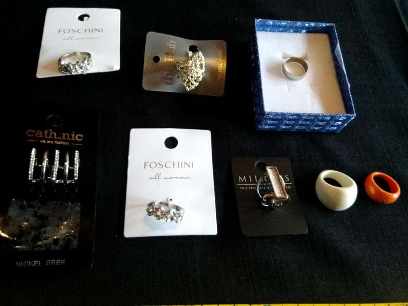 Collection Of Eight Stunning Woman's Different Styles Of Rings- Excellent Condition