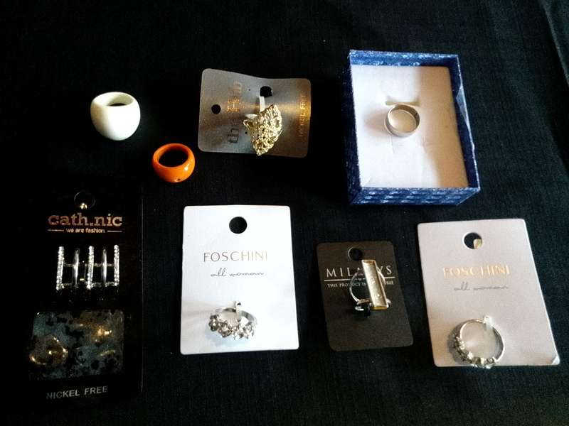Collection Of Eight Stunning Woman's Different Styles Of Rings- Excellent Condition