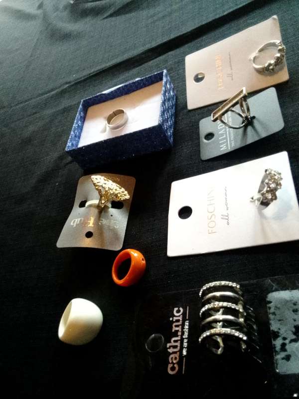 Collection Of Eight Stunning Woman's Different Styles Of Rings- Excellent Condition