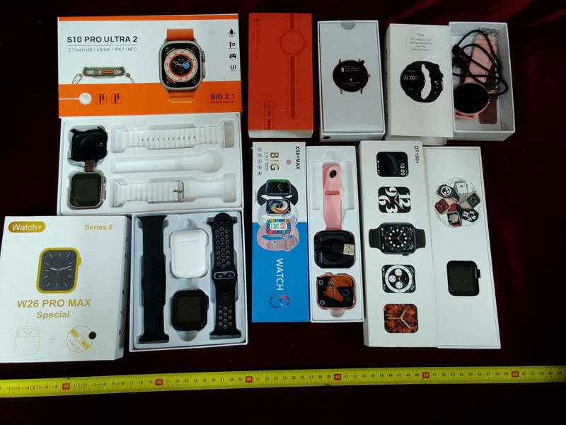 Lot Of Six Smart And Other Watches - Not Tested - See Description