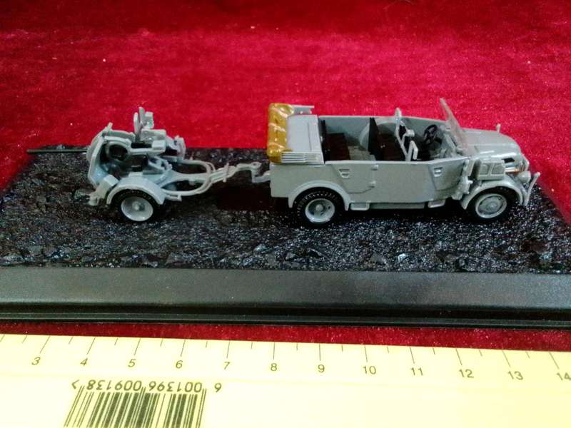 Boxed Amercom Collection Steyr 1500/A01 + 2cm Flak 1943 Military Vehicle Scale 1:72 L: 11,5cm