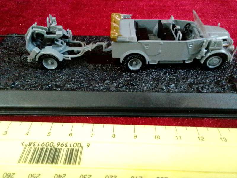 Boxed Amercom Collection Steyr 1500/A01 + 2cm Flak 1943 Military Vehicle Scale 1:72 L: 11,5cm
