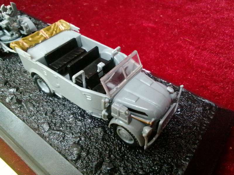 Boxed Amercom Collection Steyr 1500/A01 + 2cm Flak 1943 Military Vehicle Scale 1:72 L: 11,5cm