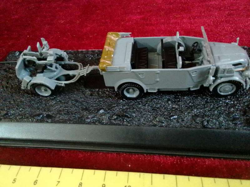 Boxed Amercom Collection Steyr 1500/A01 + 2cm Flak 1943 Military Vehicle Scale 1:72 L: 11,5cm