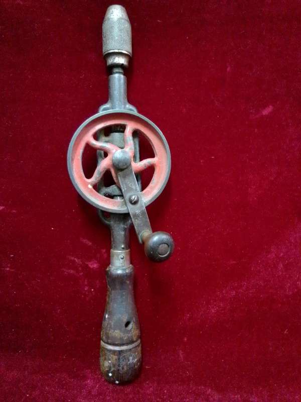 Antique Millers Falls Tools No 5 Hand Drill / Egg Beater - Made Green Field In USA