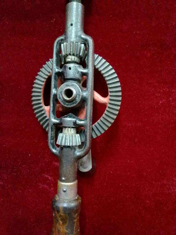 Antique Millers Falls Tools No 5 Hand Drill / Egg Beater - Made Green Field In USA