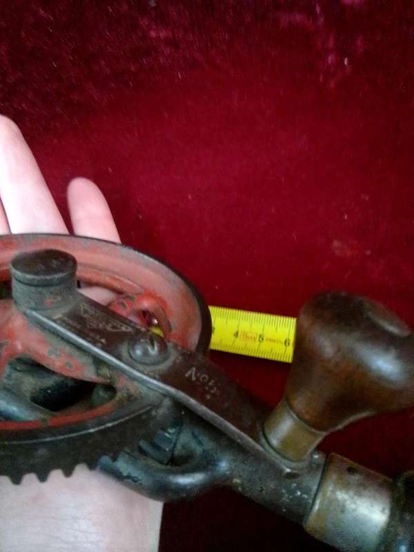 Antique Millers Falls Tools No 5 Hand Drill / Egg Beater - Made Green Field In USA