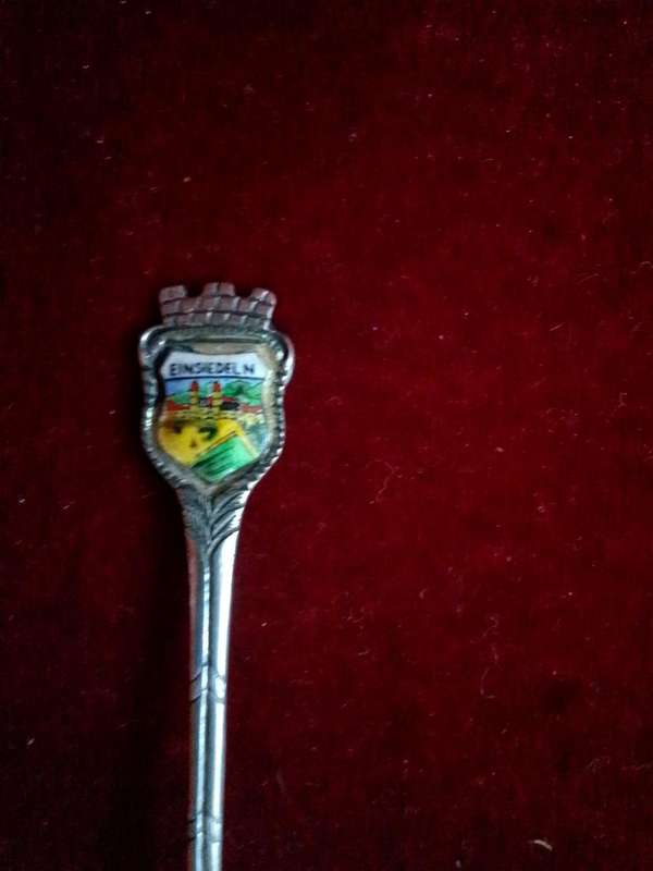 Stunning Vintage Marked 800 Silver Souvenir Spoon ,Einsiedeln, Switzerland - European Silver 8.4g
