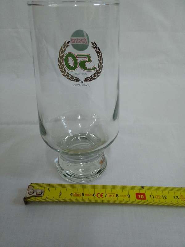 Collectable Vintage Glass - Commemorating 50 Years Of Castrol South Africa From 1929 - 1979