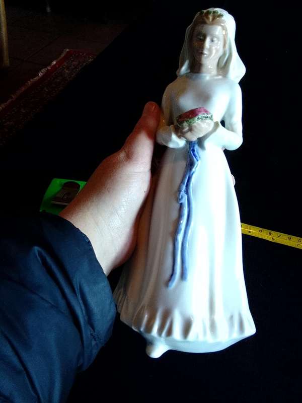 Rare Beautiful Royal Copenhagen Figurine RC Bride H-25cm  - Denmark- Good Condition