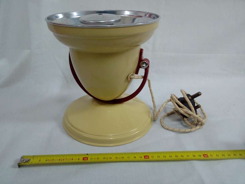 Stunning Vintage The Barber Polykymatic Heat Generator With Cream Paint - Working Condition