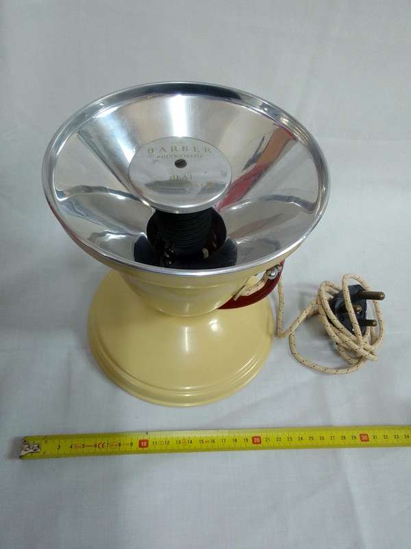 Stunning Vintage The Barber Polykymatic Heat Generator With Cream Paint - Working Condition