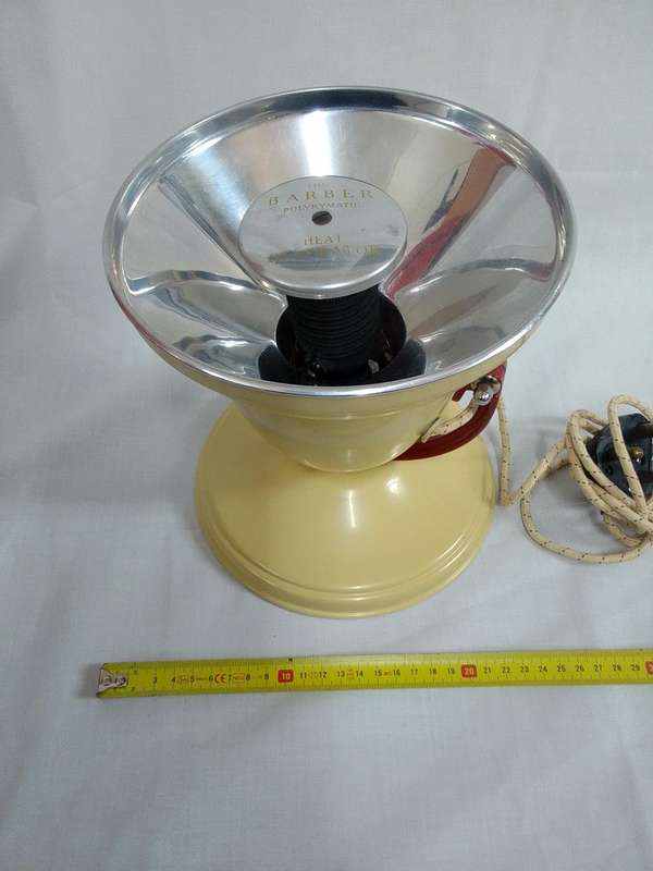 Stunning Vintage The Barber Polykymatic Heat Generator With Cream Paint - Working Condition
