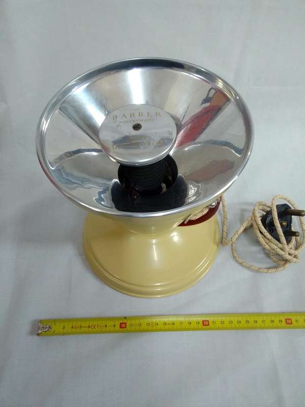 Stunning Vintage The Barber Polykymatic Heat Generator With Cream Paint - Working Condition