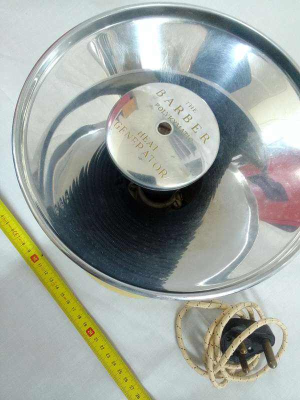 Stunning Vintage The Barber Polykymatic Heat Generator With Cream Paint - Working Condition