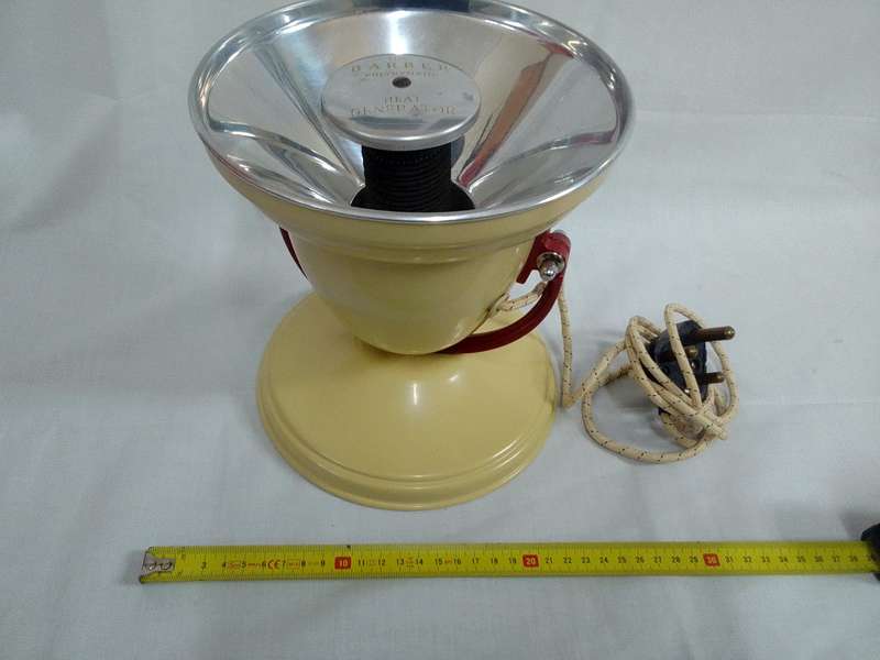 Stunning Vintage The Barber Polykymatic Heat Generator With Cream Paint - Working Condition