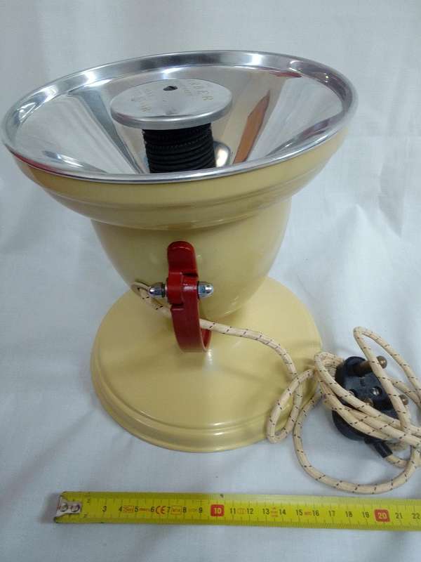 Stunning Vintage The Barber Polykymatic Heat Generator With Cream Paint - Working Condition