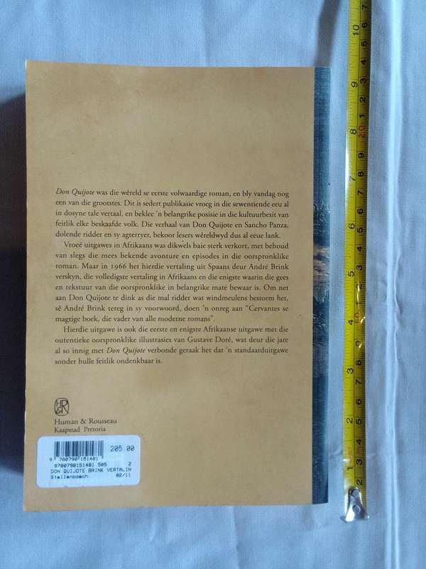 Don Quijote Miguel De Cervantes - Vertaal Deur Andre' P. Brink - Goeie Kondisie