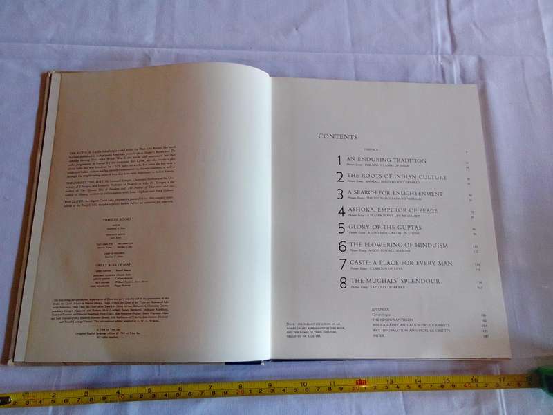 Historic India - Great Ages Of Men By Lucille Schulberg And The Editors Of Time-Life Books