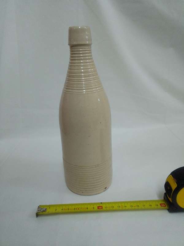 Early 1900`s Vintage Evergreen Ammonia Bottle Manufactured By The Parozone Company Glasgow