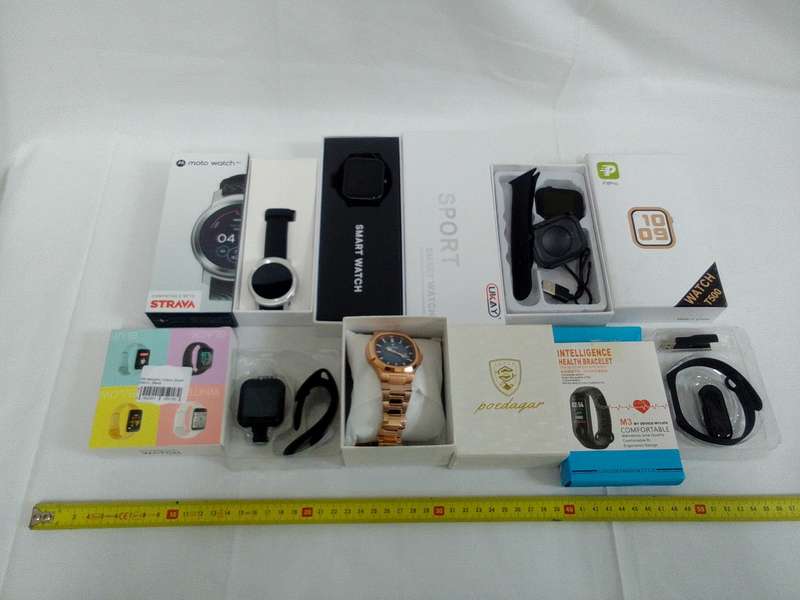 Lot Of Six Smart And Other Watches - Not Tested - See Description