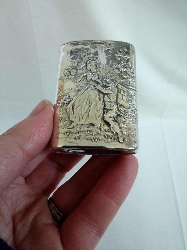 Stunning Vintage Dutch 830 Sterling Silver Match Box / Vesta Case - 56.5g - Excellent Condition