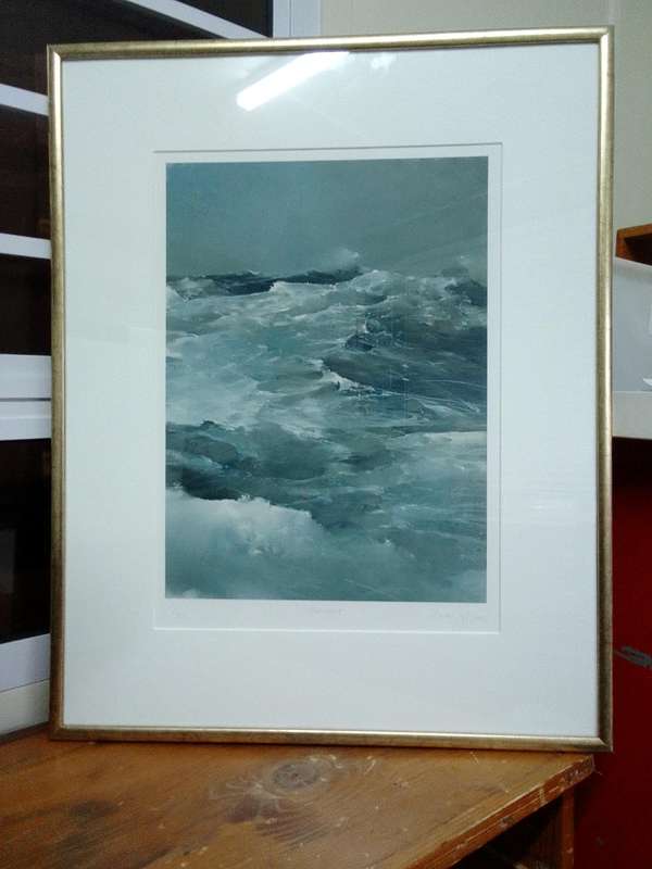 Stunning Lithograph 1/99 - 2005 - Adele Van Zyl 1981- - Stormsee - Good Condition